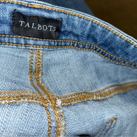 Talbots Stovepipe Jeans High Waist Straight Leg Crop plus size 20W - Picture 5 of 5